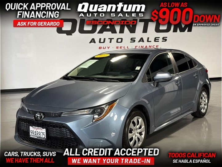 2022 TOYOTA COROLLA for sale in ESCONDIDO