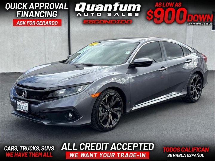 2020 HONDA CIVIC for sale in ESCONDIDO