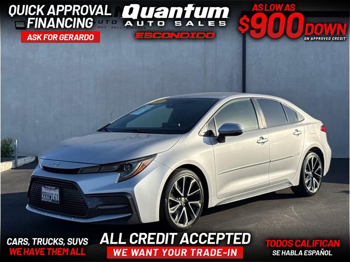 2020 TOYOTA COROLLA for sale in ESCONDIDO