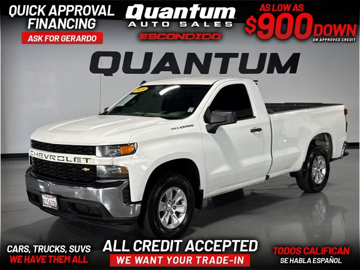 2020 CHEVROLET SILVERADO 1500 REGULAR CAB for sale in ESCONDIDO
