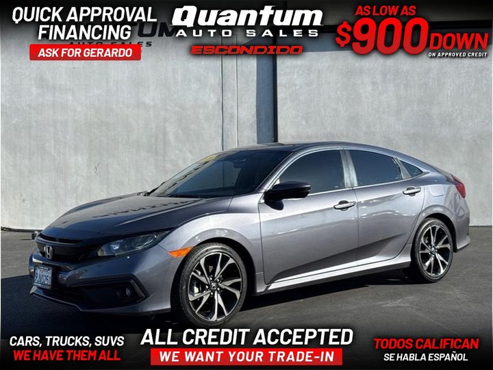 2020 HONDA CIVIC for sale in ESCONDIDO