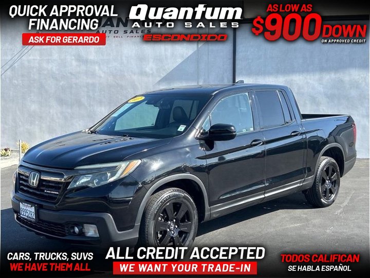 2017 HONDA RIDGELINE for sale in ESCONDIDO