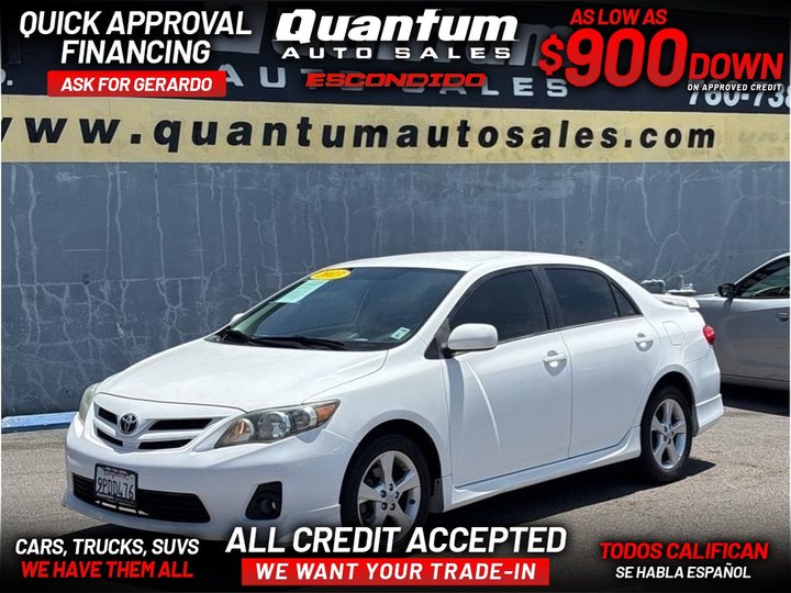 2013 TOYOTA COROLLA for sale in ESCONDIDO