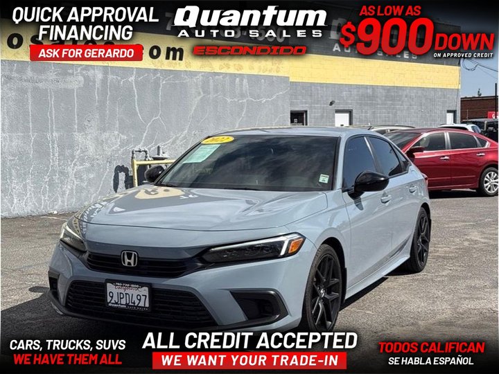 2022 HONDA CIVIC for sale in ESCONDIDO