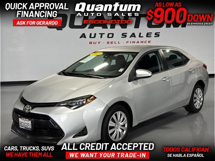 2017 TOYOTA COROLLA for sale in ESCONDIDO