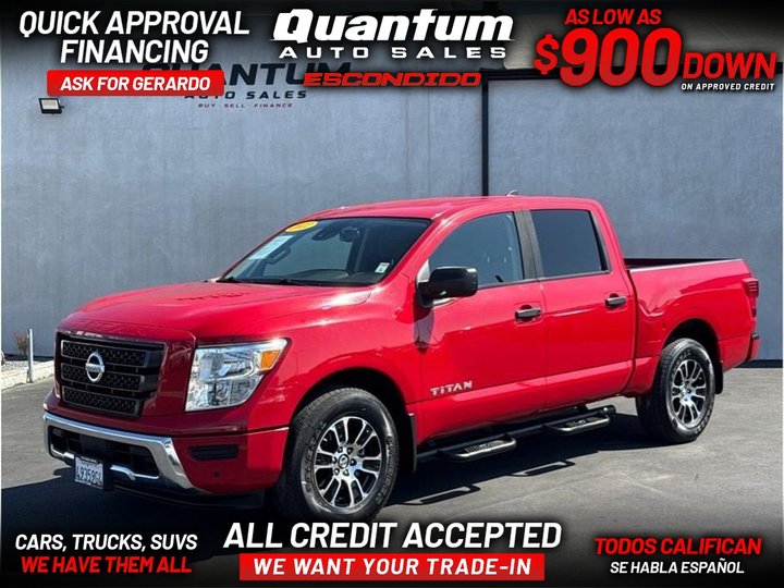 2022 NISSAN TITAN CREW CAB for sale in ESCONDIDO