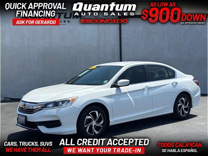 2017 HONDA ACCORD for sale in ESCONDIDO