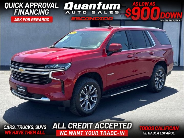 2021 CHEVROLET TAHOE for sale in ESCONDIDO