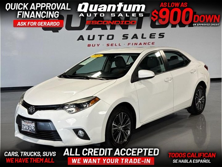 2016 TOYOTA COROLLA for sale in ESCONDIDO