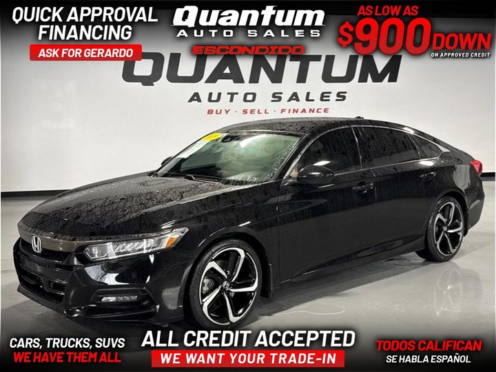 2018 HONDA ACCORD for sale in ESCONDIDO
