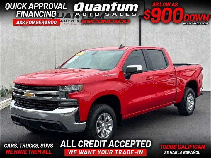 2021 CHEVROLET SILVERADO 1500 CREW CAB for sale in ESCONDIDO