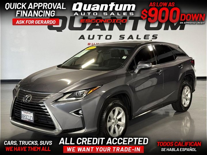 2017 LEXUS RX for sale in ESCONDIDO