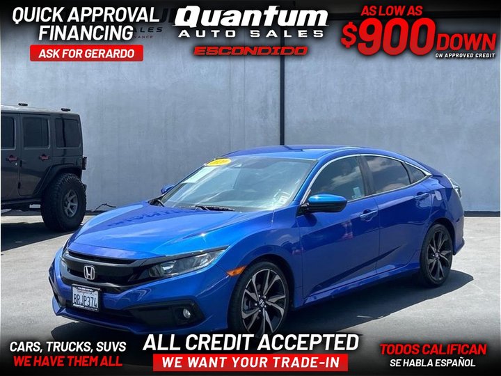 2020 HONDA CIVIC for sale in ESCONDIDO