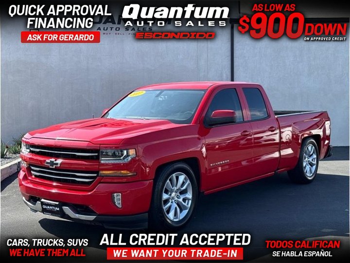 2017 CHEVROLET SILVERADO 1500 DOUBLE CAB for sale in ESCONDIDO
