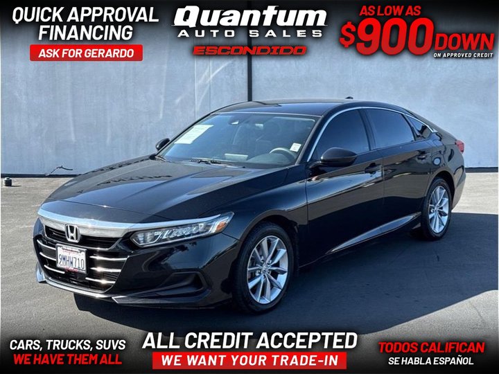 2021 HONDA ACCORD for sale in ESCONDIDO