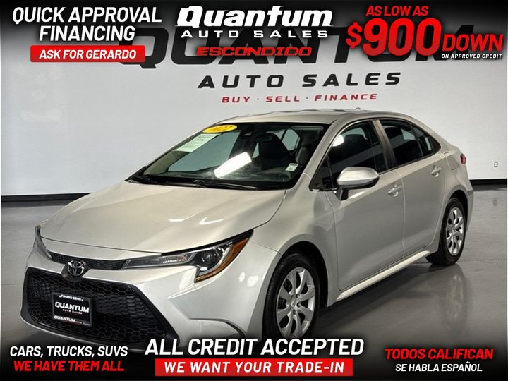 2022 TOYOTA COROLLA for sale in ESCONDIDO