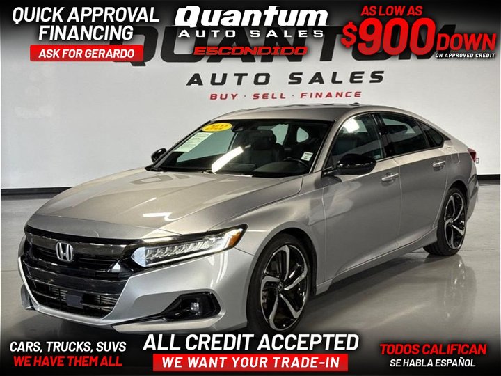 2022 HONDA ACCORD for sale in ESCONDIDO