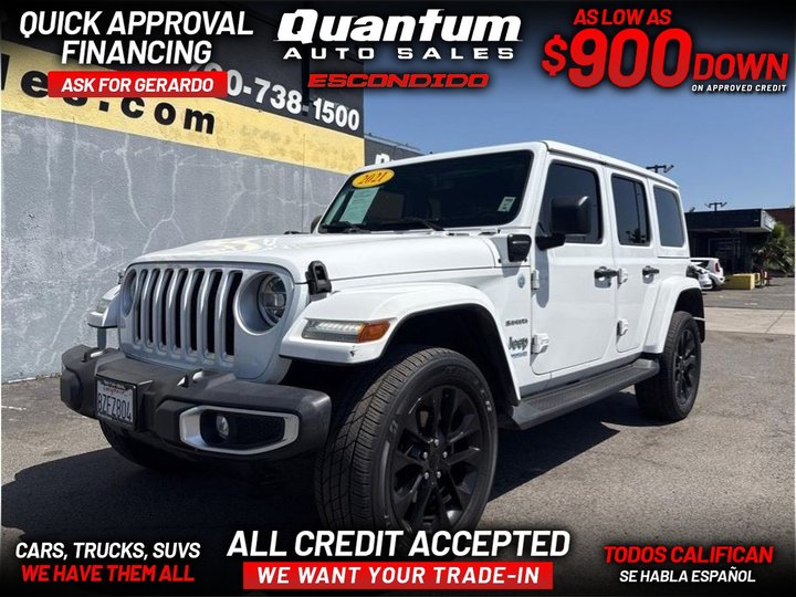 2021 JEEP WRANGLER UNLIMITED 4XE for sale in ESCONDIDO