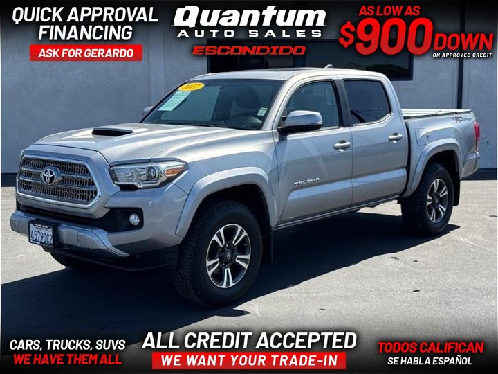 2017 TOYOTA TACOMA DOUBLE CAB for sale in ESCONDIDO