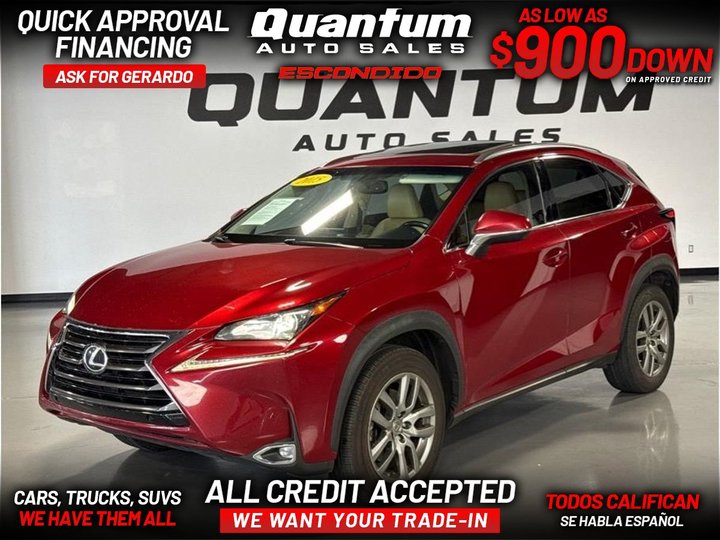 2015 LEXUS NX for sale in ESCONDIDO