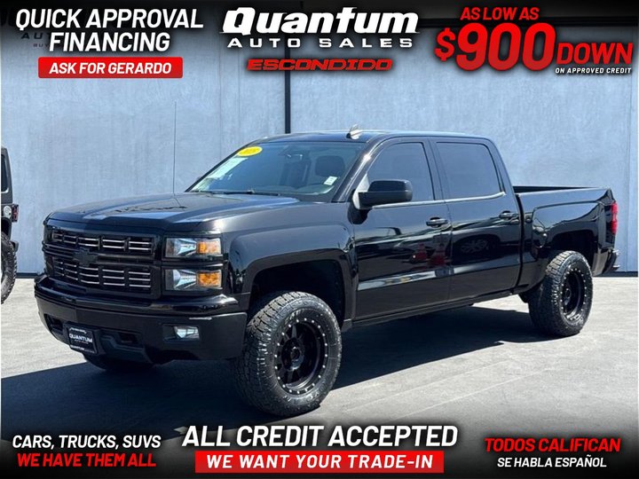 2015 CHEVROLET SILVERADO 1500 CREW CAB for sale in ESCONDIDO