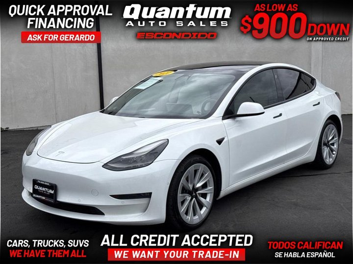 2021 TESLA MODEL 3 for sale in ESCONDIDO