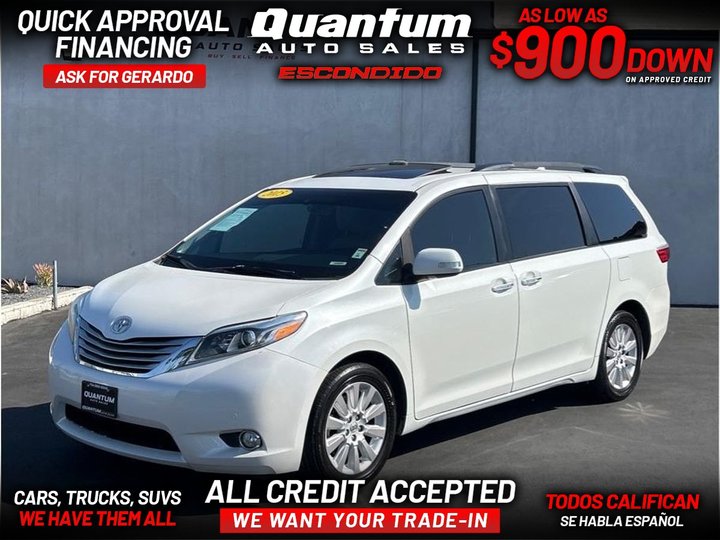 2015 TOYOTA SIENNA for sale in ESCONDIDO