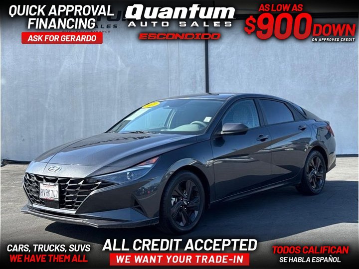 2021 HYUNDAI ELANTRA for sale in ESCONDIDO