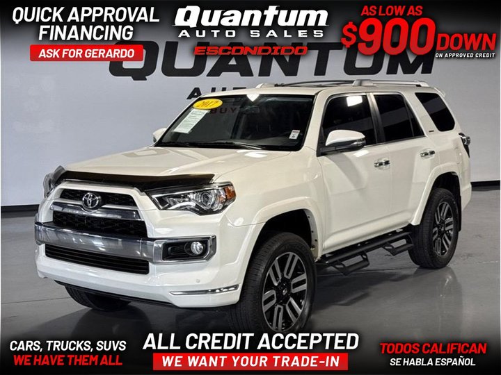 2017 TOYOTA 4RUNNER for sale in ESCONDIDO