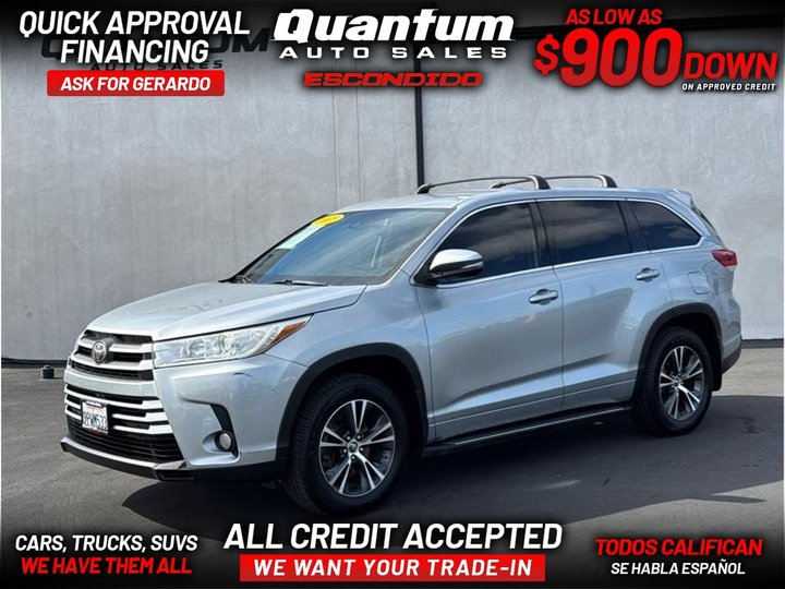 2018 TOYOTA HIGHLANDER for sale in ESCONDIDO