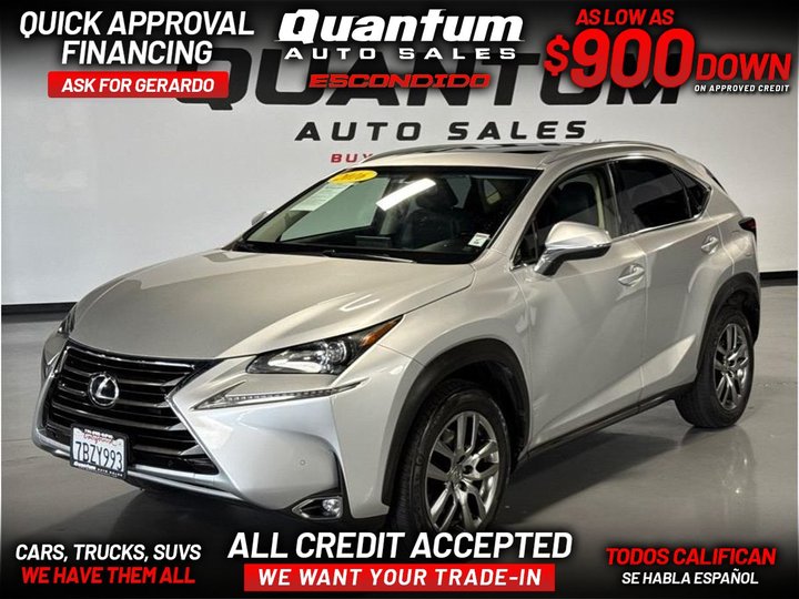 2016 LEXUS NX for sale in ESCONDIDO