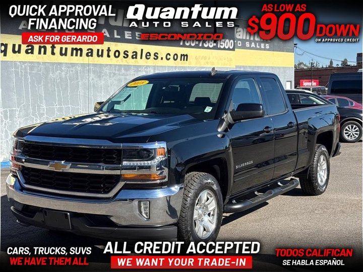 2018 CHEVROLET SILVERADO 1500 DOUBLE CAB for sale in ESCONDIDO