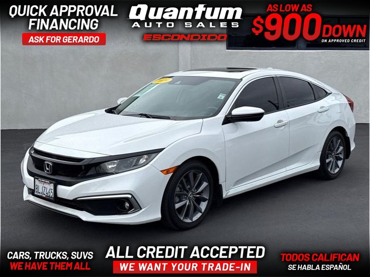 2019 HONDA CIVIC for sale in ESCONDIDO