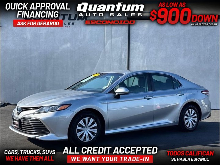 2019 TOYOTA CAMRY HYBRID for sale in ESCONDIDO