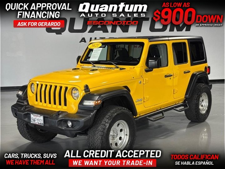2021 JEEP WRANGLER UNLIMITED for sale in ESCONDIDO