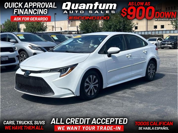2022 TOYOTA COROLLA HYBRID for sale in ESCONDIDO