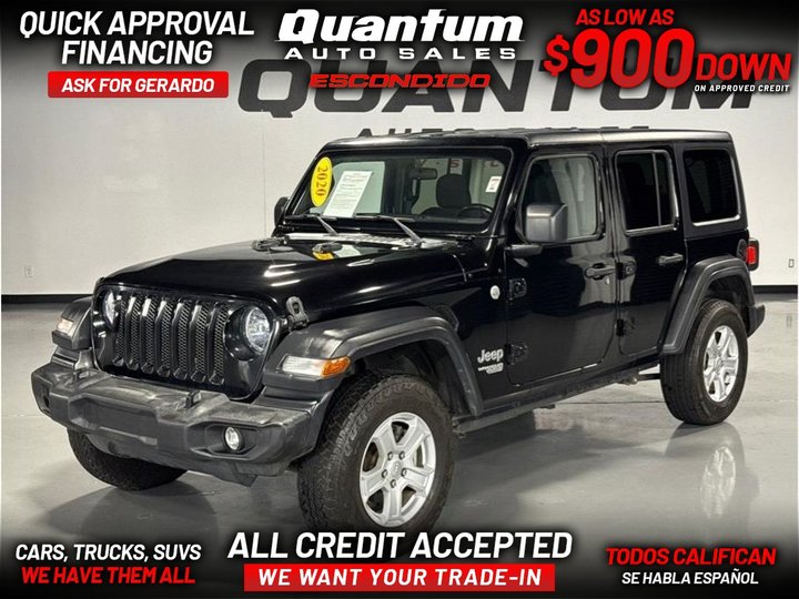 2020 JEEP WRANGLER UNLIMITED for sale in ESCONDIDO