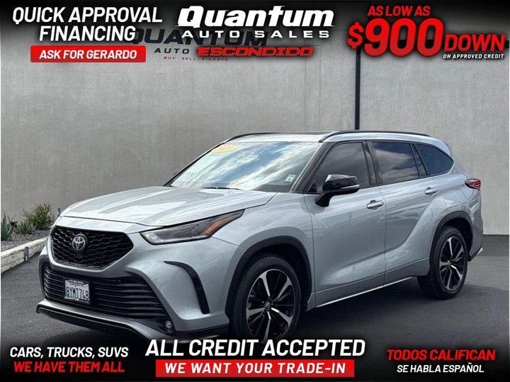 2021 TOYOTA HIGHLANDER for sale in ESCONDIDO