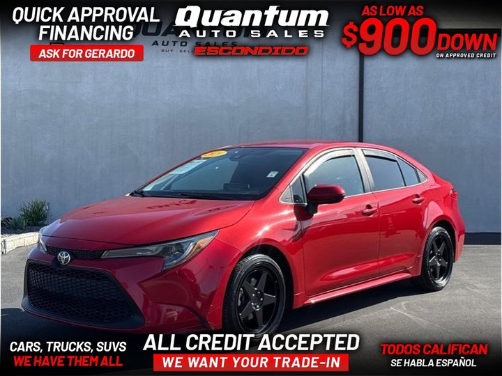 2021 TOYOTA COROLLA for sale in ESCONDIDO