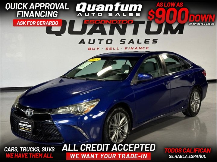 2015 TOYOTA CAMRY for sale in ESCONDIDO