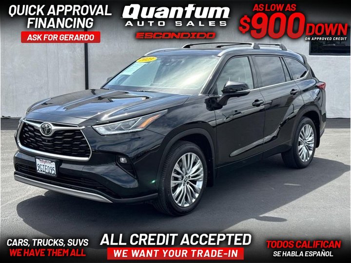 2023 TOYOTA HIGHLANDER for sale in ESCONDIDO