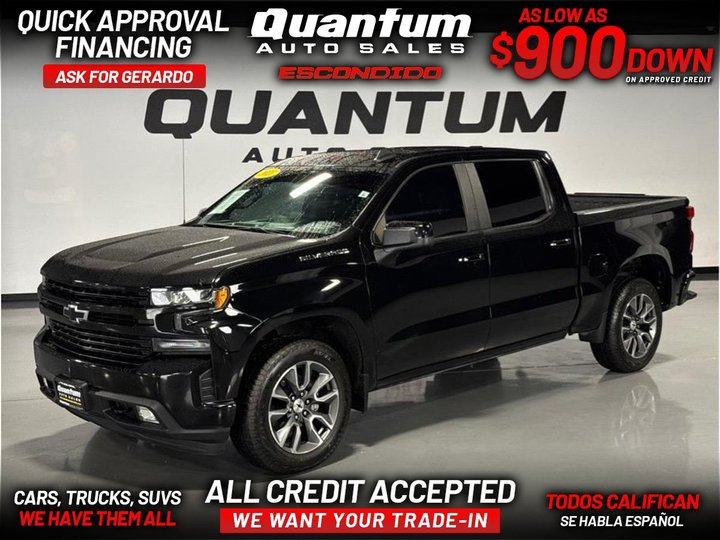 2021 CHEVROLET SILVERADO 1500 CREW CAB for sale in ESCONDIDO