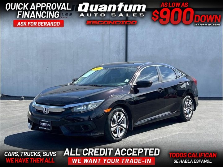 2017 HONDA CIVIC for sale in ESCONDIDO
