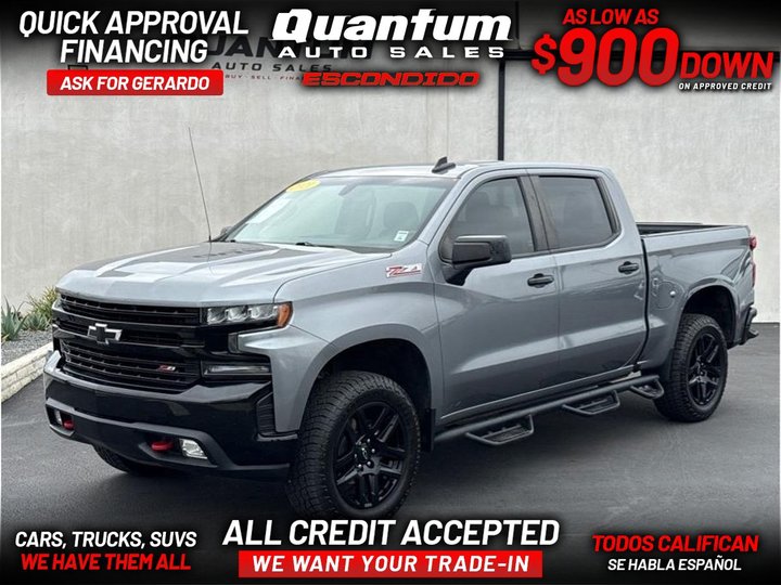 2021 CHEVROLET SILVERADO 1500 CREW CAB for sale in ESCONDIDO