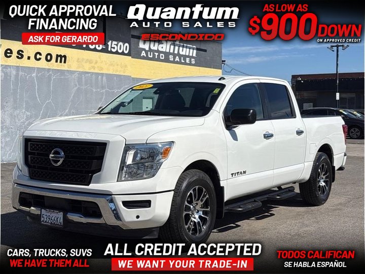 2021 NISSAN TITAN CREW CAB for sale in ESCONDIDO