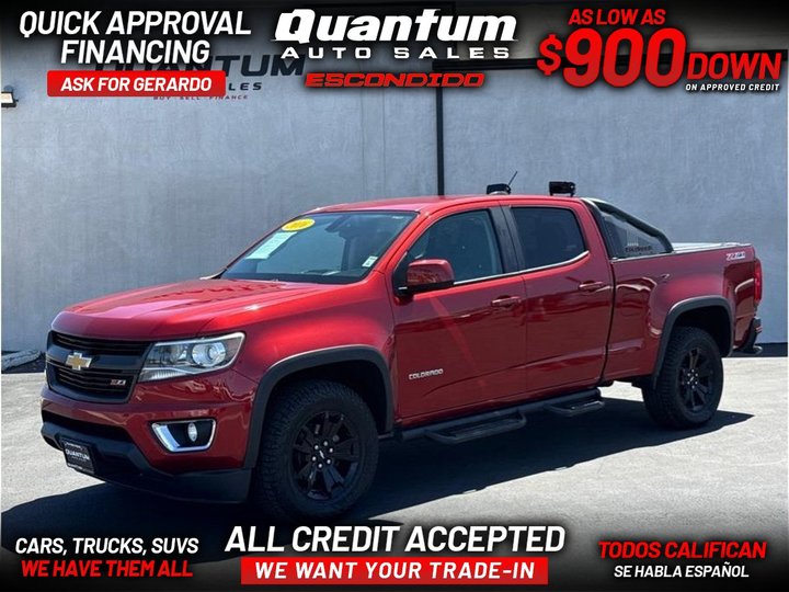 2016 CHEVROLET COLORADO CREW CAB for sale in ESCONDIDO