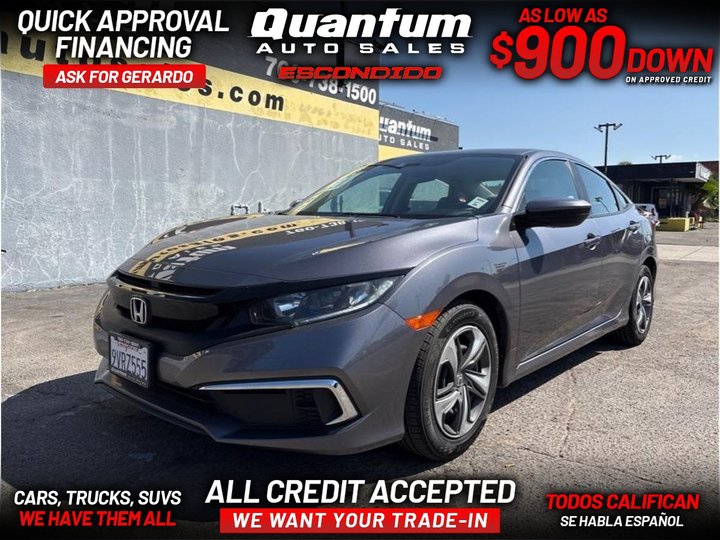 2021 HONDA CIVIC for sale in ESCONDIDO