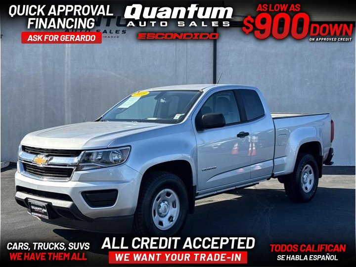 2019 CHEVROLET COLORADO EXTENDED CAB for sale in ESCONDIDO