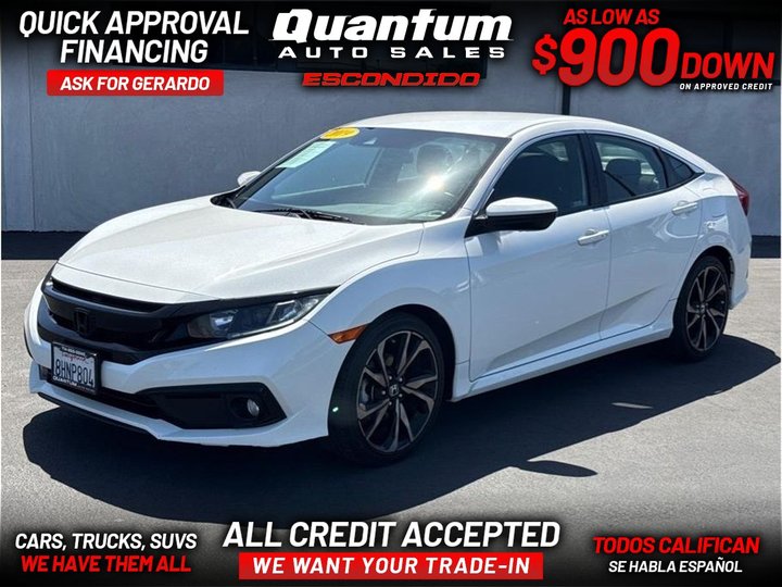 2019 HONDA CIVIC for sale in ESCONDIDO