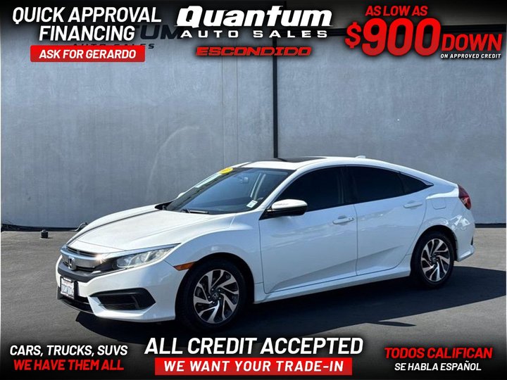 2017 HONDA CIVIC for sale in ESCONDIDO